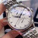Perfect Replica Omega Multifunction Watches Stainless Steel White Dial